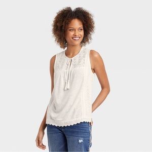 Knox Rose Eyelet Top
